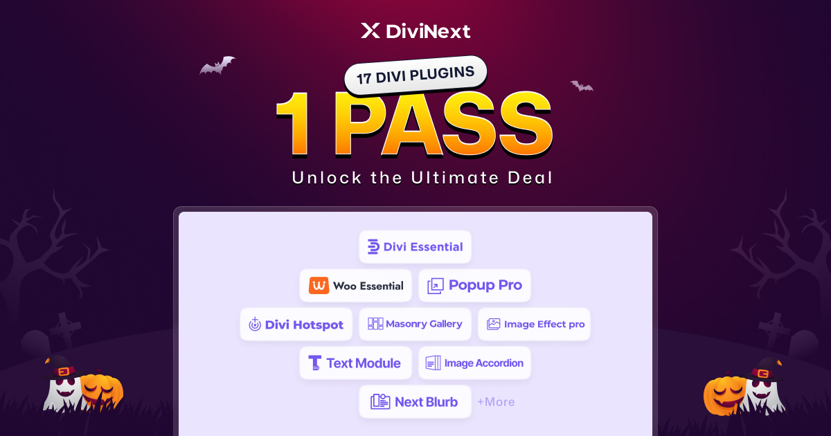 Spooktacular Savings on Premium Divi Plugins for Halloween Sale 2024!
