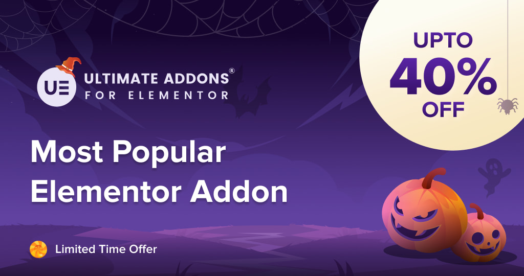 Ultimate Addons for Elementor Halloween Deal 2024