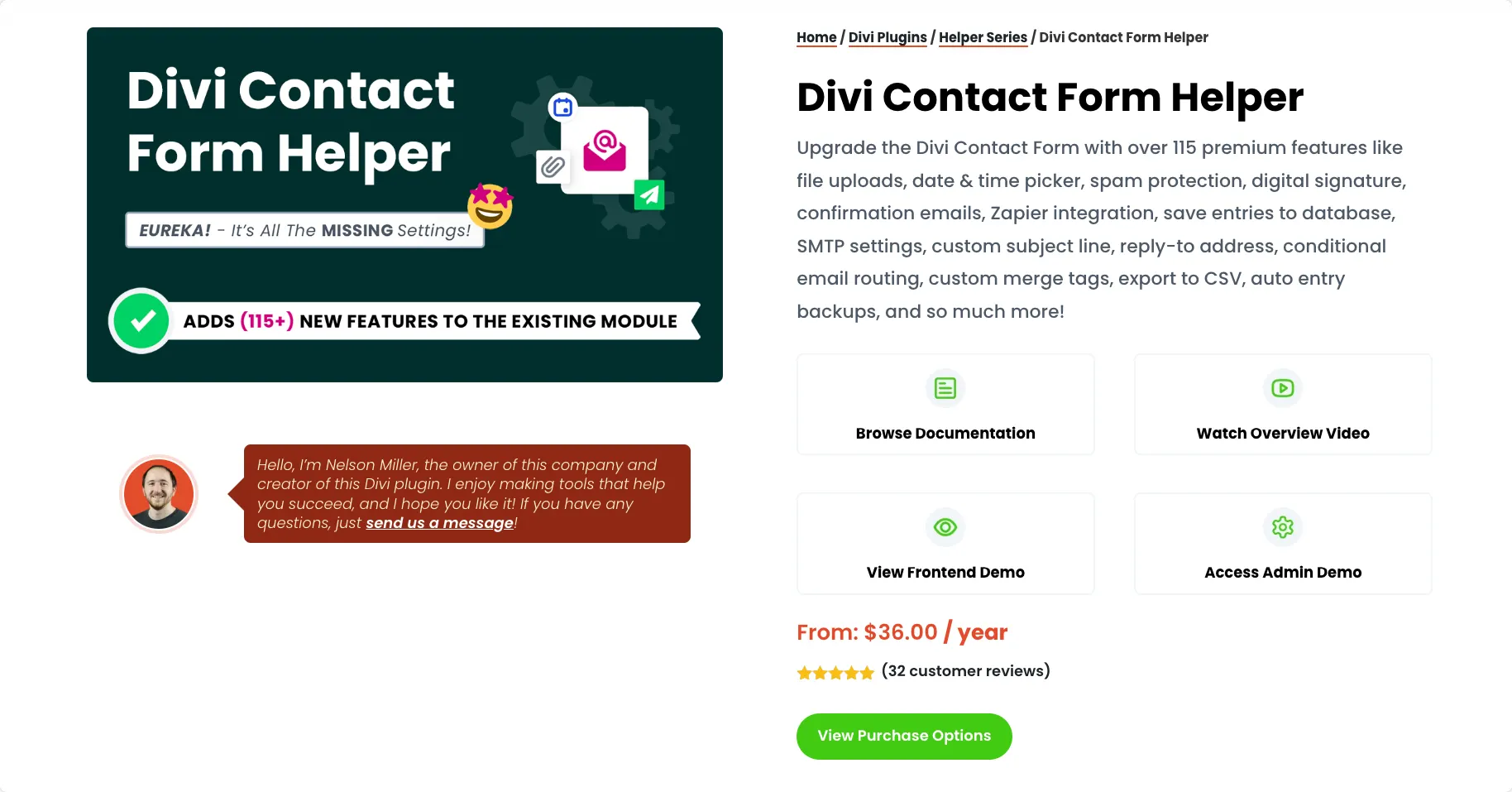 Divi Contact Form Helper - Next-Level Contact Forms