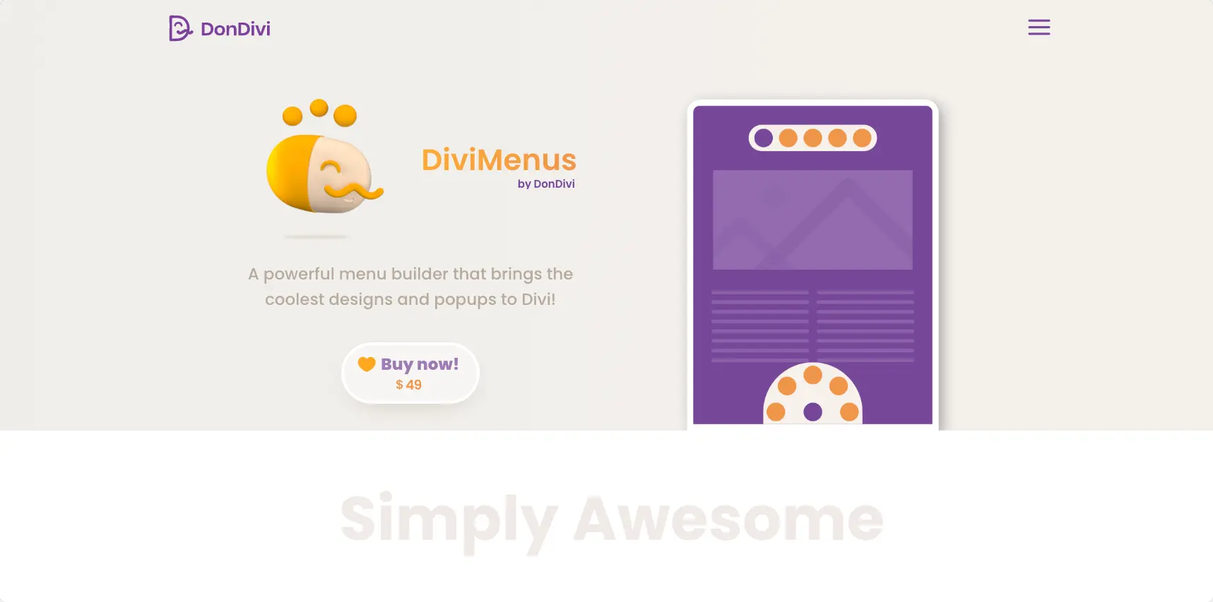 DiviMenus - Dynamic Menu Designer