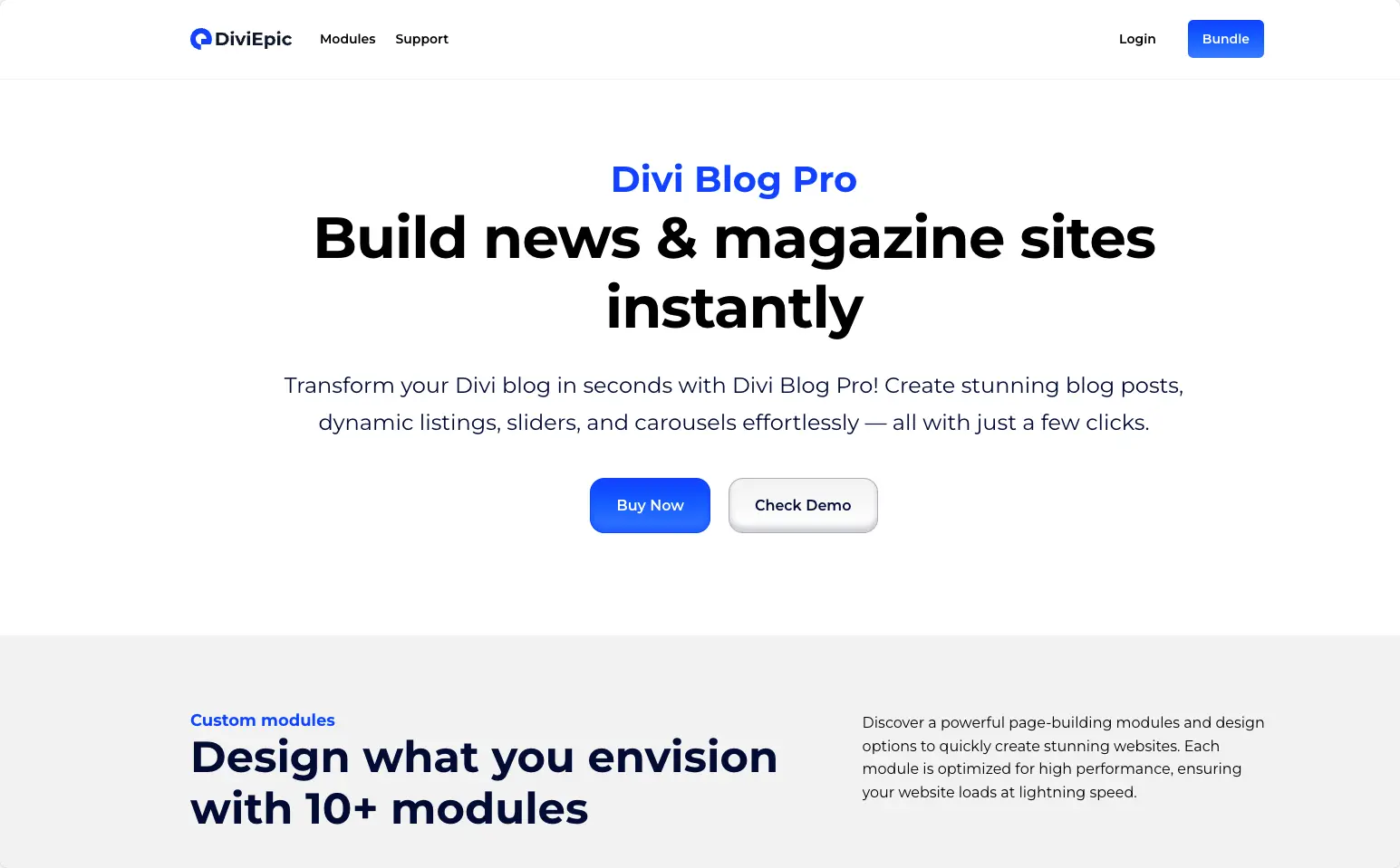 Divi Blog Pro - Pro Blog Transformer