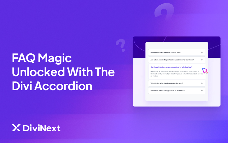 FAQ Magic Unlocked with the Divi Accordion