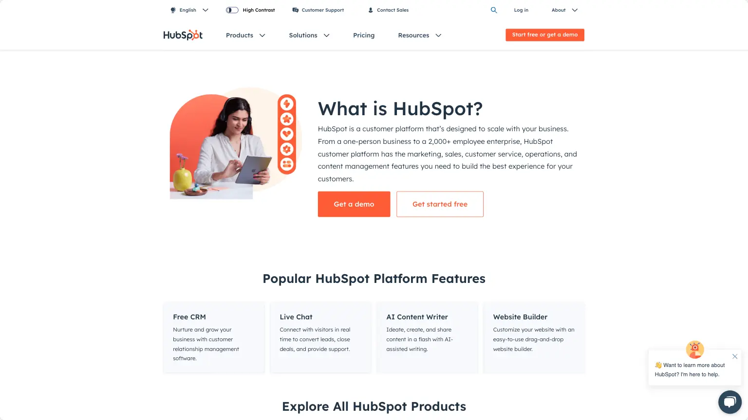 Hubspot Popup