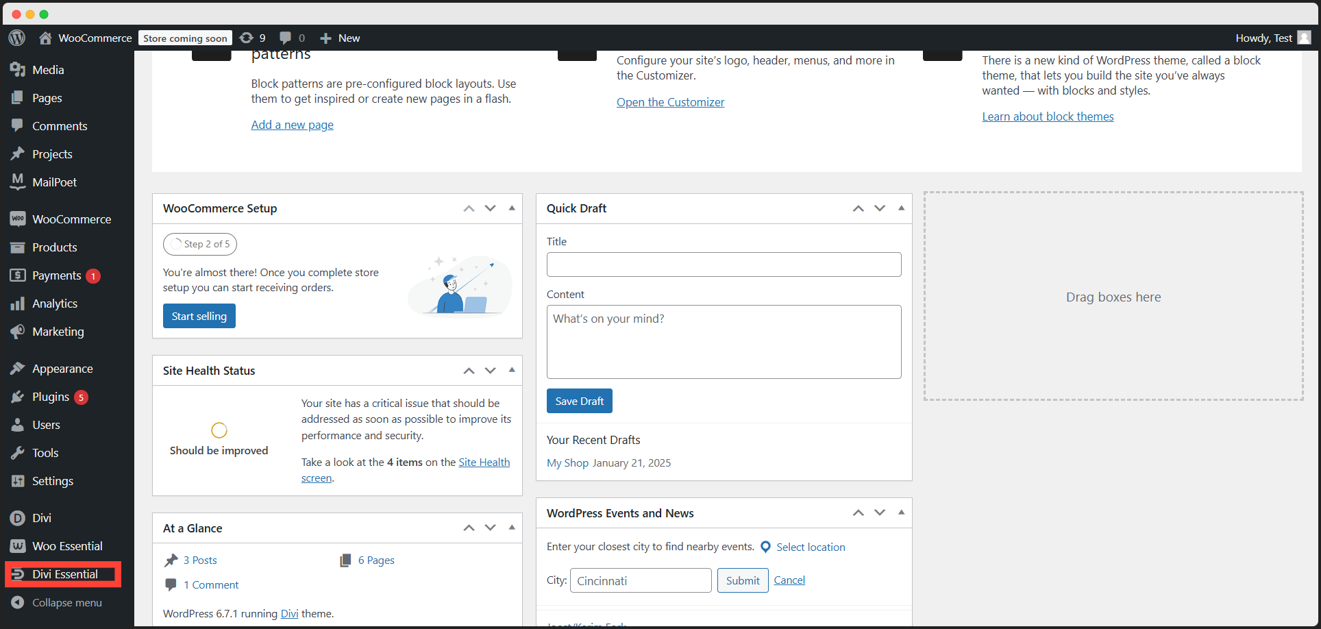 Install the required plugin to use Divi Accordion Module