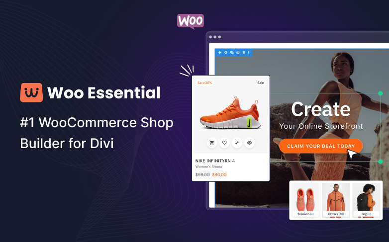 Woo Essential The Most Powerful WooCommerce Plugin for Divi