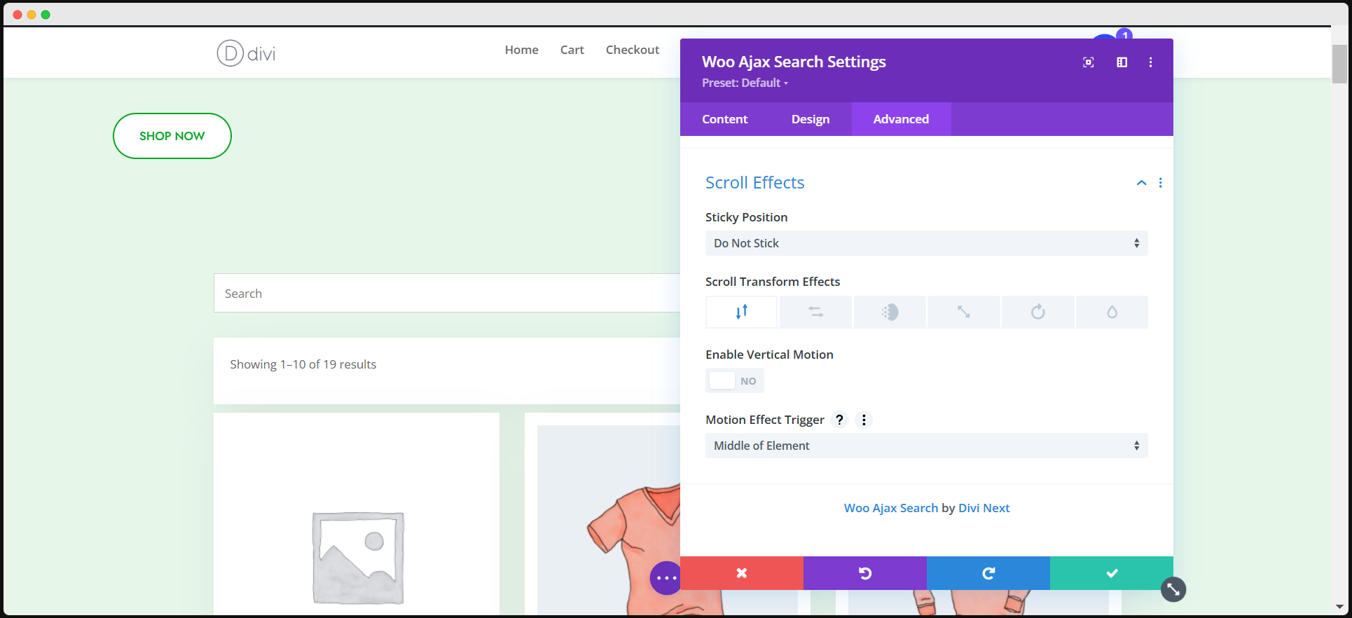 Configure Advanced Settings