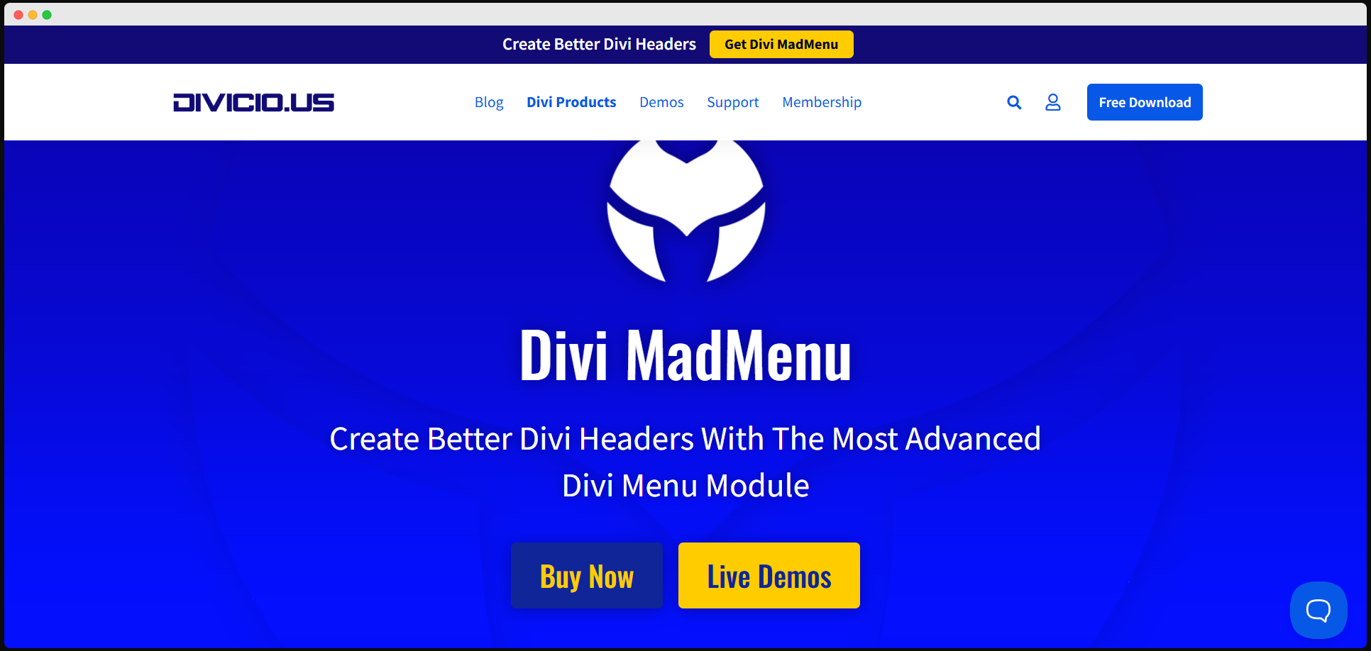 Divi MadMenu