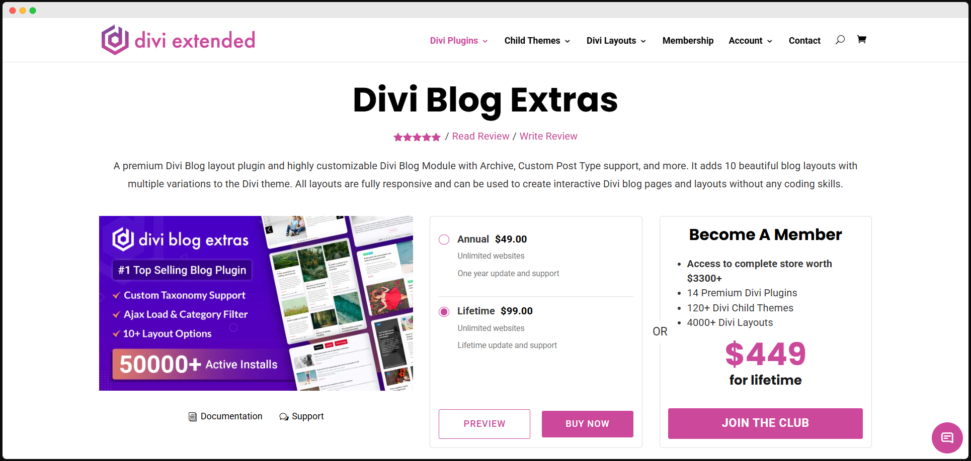 Divi Blog Extras