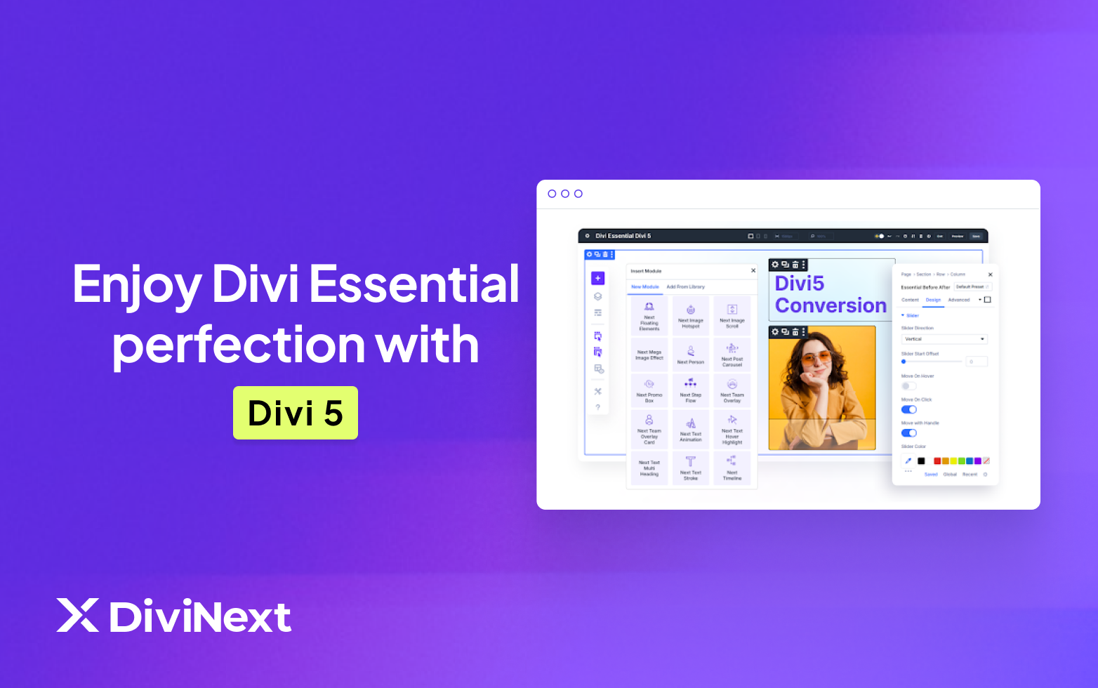 Explore Divi Essential perfection with Divi 5