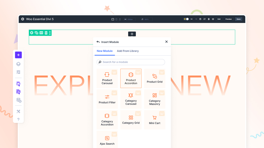 Woo Essential 10+ Powerful Modules Ready For Divi 5