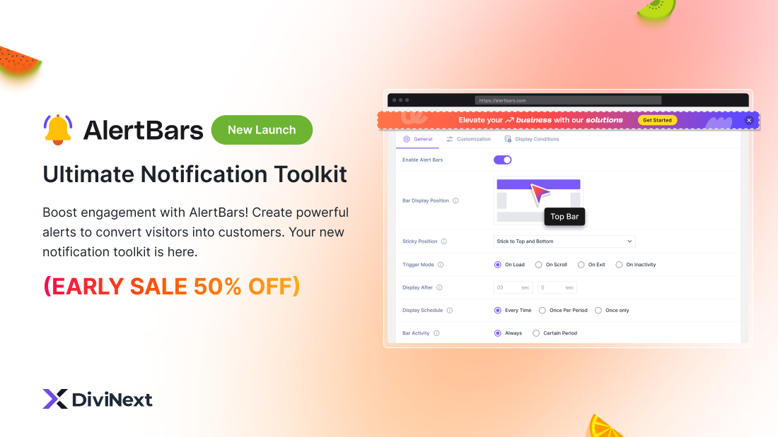 AlertBars New Launch