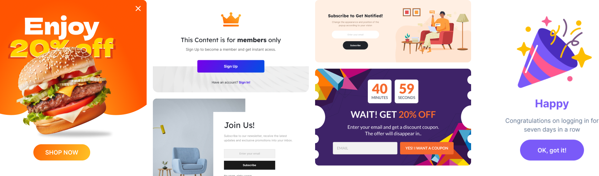Popup Pro Images - Templates