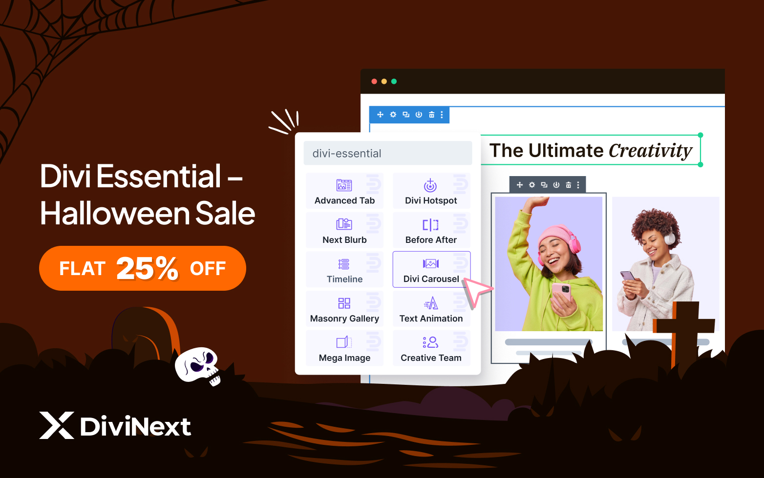 Divi Essential Halloween Sale – Feature Image