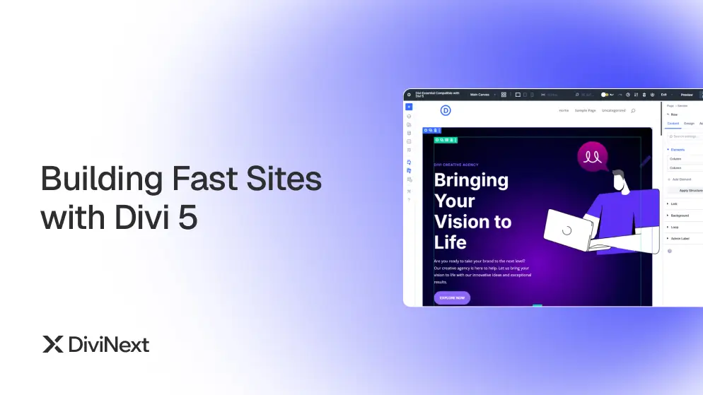 Building Fast Sites with Divi 5