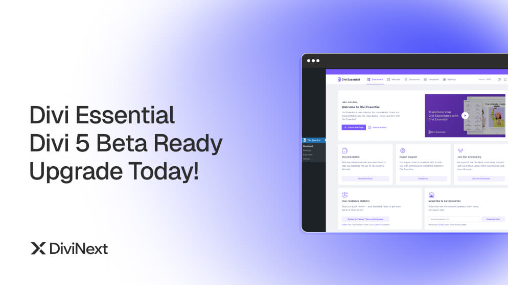 Divi Divi 5 Beta Ready Upgrade Today!