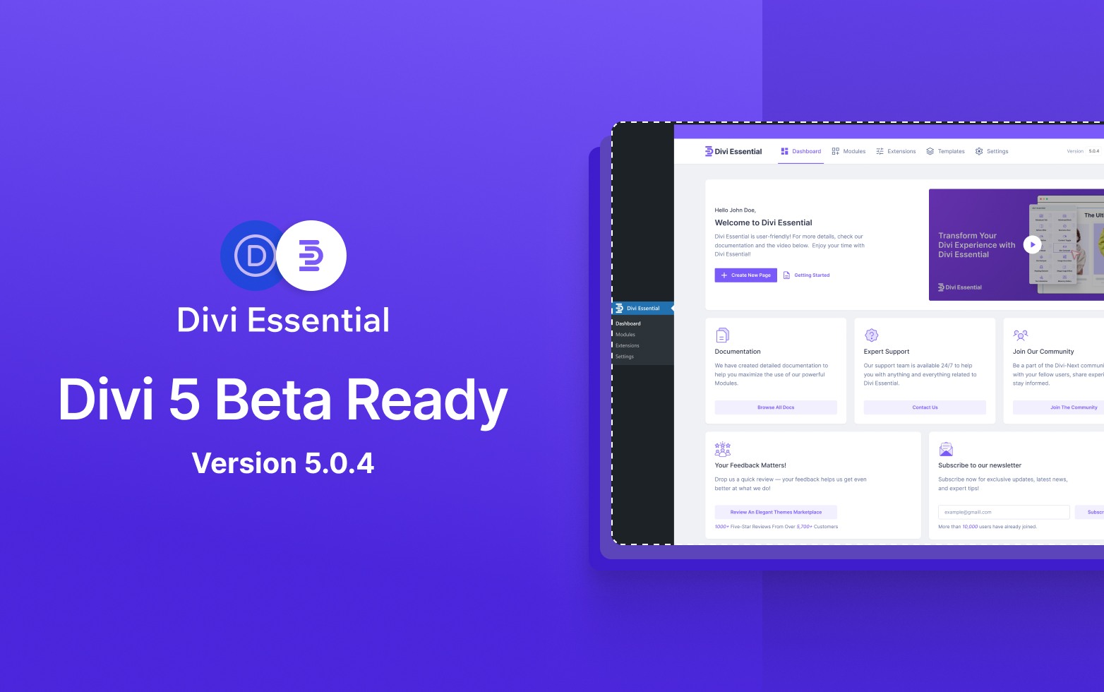 Feature Image Divi Essential Divi 5 Beta Ready – Upgrade Today! Feature Image Divi Essential Divi 5 Beta Ready – Upgrade Today!
