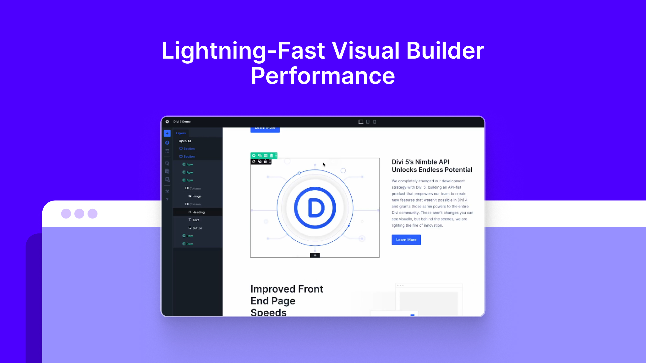 Lightning-Fast Visual Builder Performance Lightning-Fast Visual Builder Performance