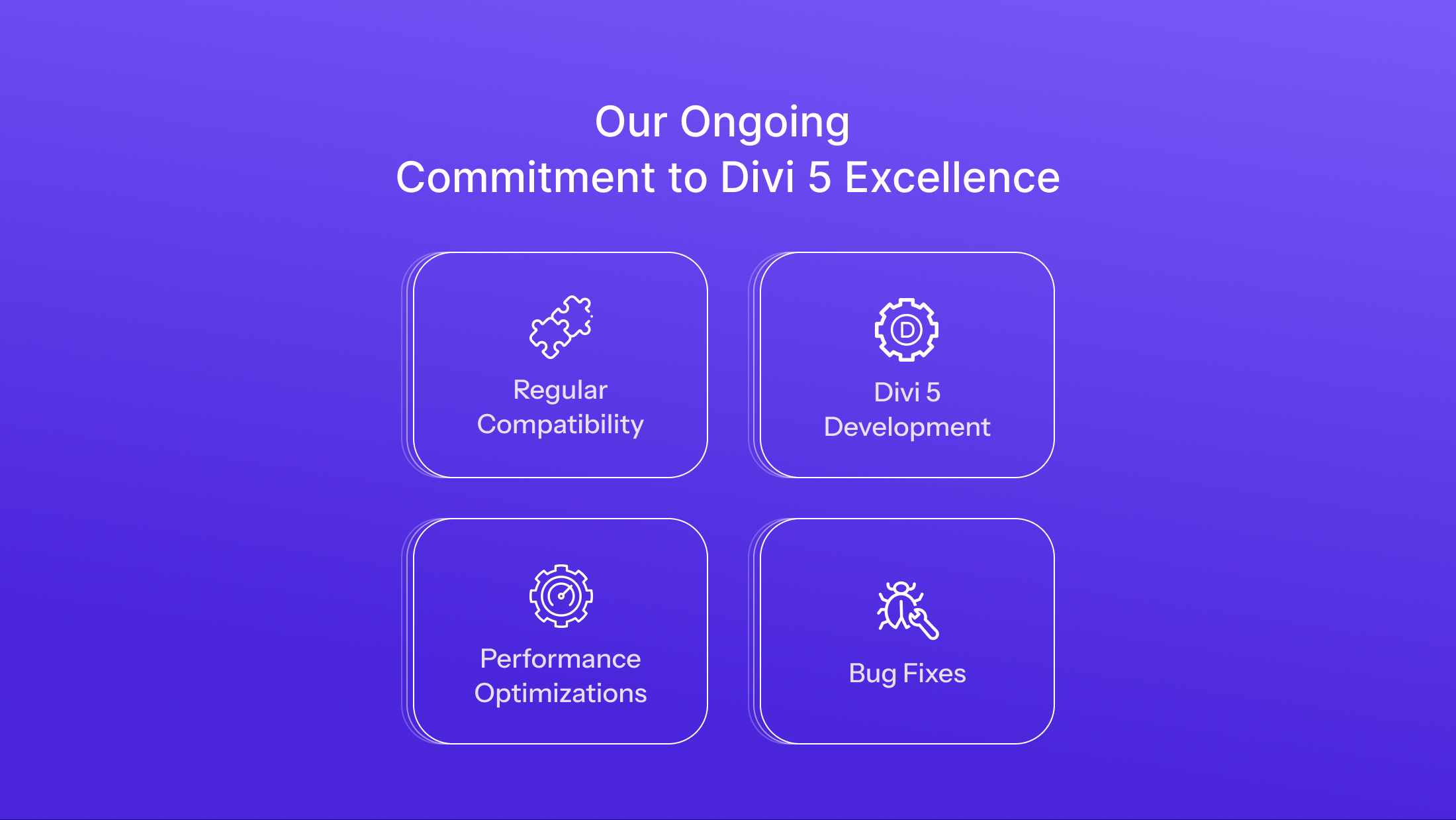 Our Ongoing Commitment to Divi 5 Excellence Our Ongoing Commitment to Divi 5 Excellence
