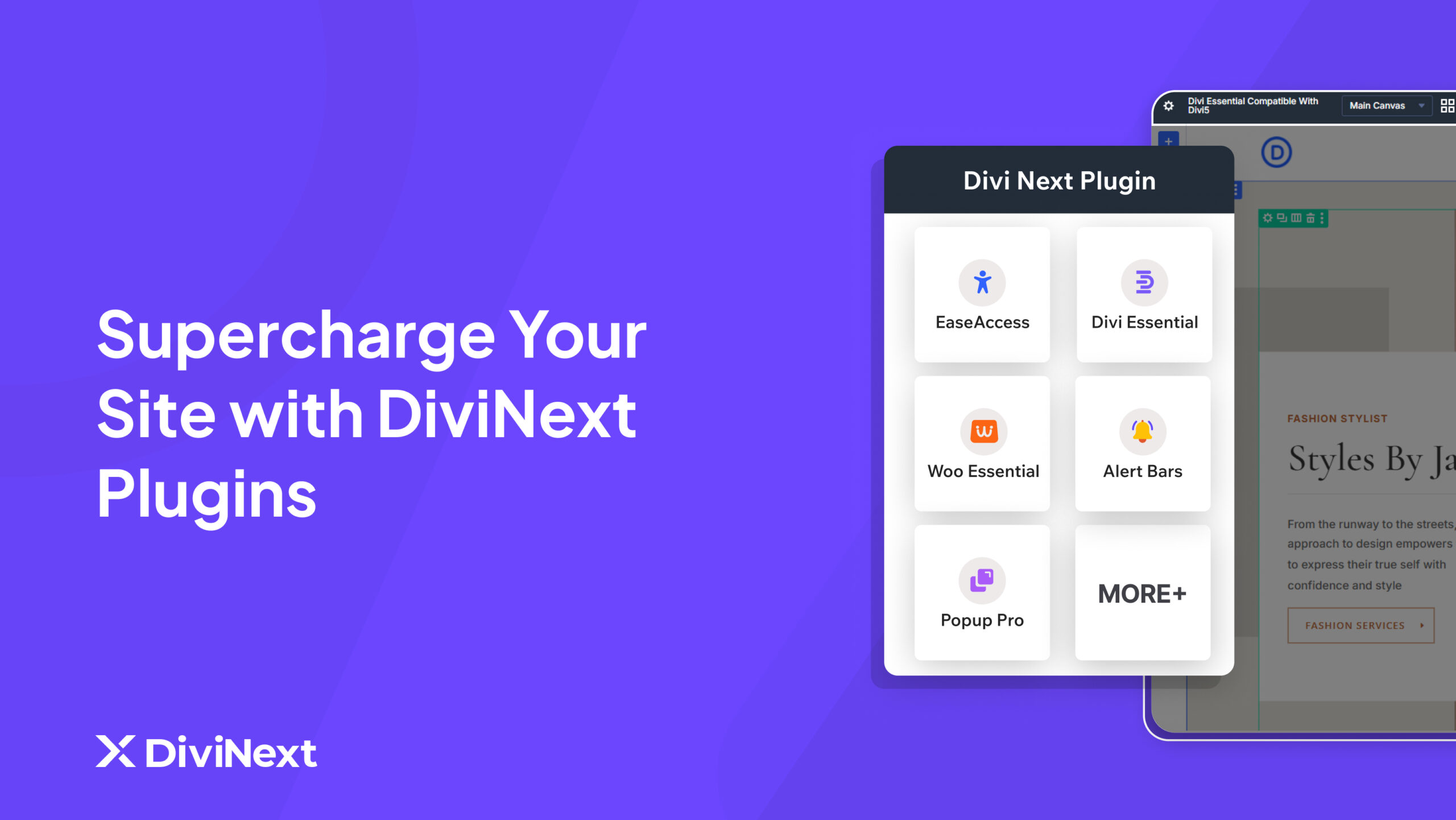 Better Third-Party Integration Supercharge Your Site with DiviNext Plugins