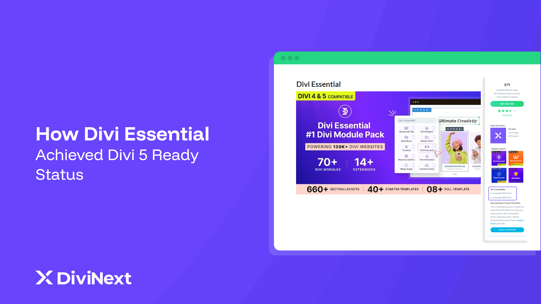 How Divi Essential Achieved Divi 5 Ready Status