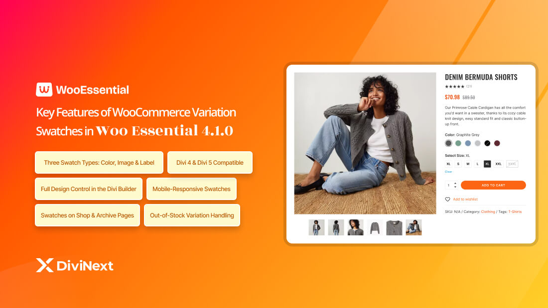 Key Features of WooCommerce Variation Swatches in Woo Essential 4.1.0