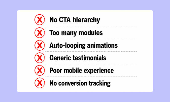 Common Mistakes That Hurt Divi 5 Landing Pages